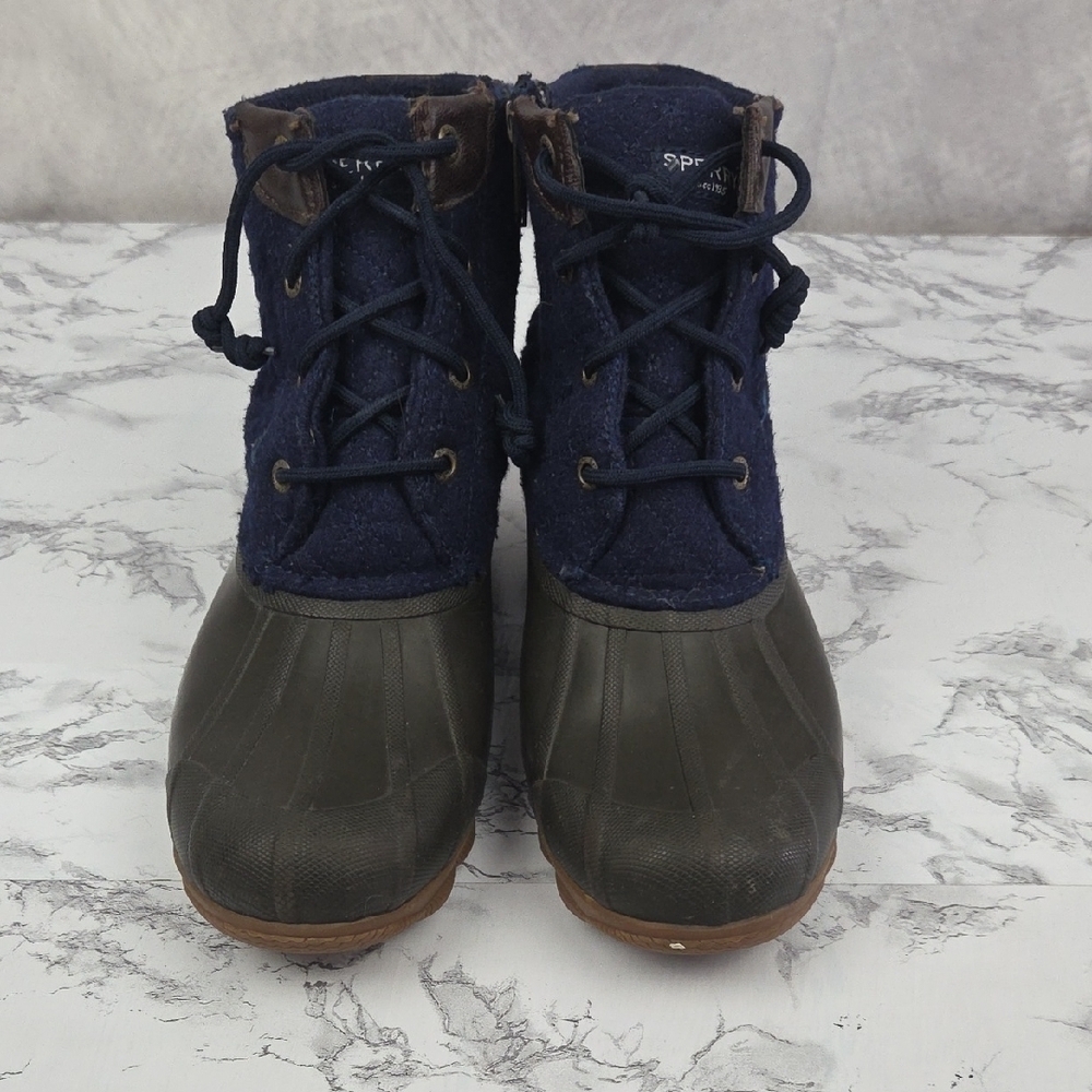 Sperry Duck Boots Wool Upper Size Womens 8